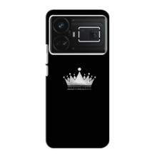 Чохол (Корона на чорному фоні) для Реалмі ГТ5 – Біла корона