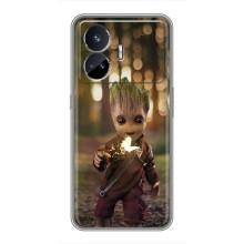 Чехол МАРВЕЛ для РеалМи ДжиТи 5 (AlphaPrint) – I am Groot