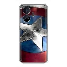 Чехол МАРВЕЛ для РеалМи ДжиТи 5 (AlphaPrint) – Щит Капитана Америки