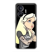 Чехол с печатью для Realme GT5 - (Мода) (AlphaPrint) (Девочка в тату)