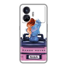 Чехол с печатью для Realme GT5 - (Мода) (AlphaPrint) (На машине)