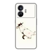 Чехол на тематику: Коты для Realme GT5 – Отдых