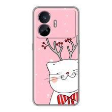 Чехол на тематику: Коты для Realme GT5 – Зимний кот