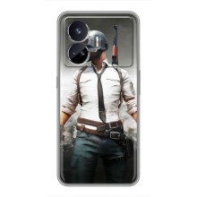 Чехол PUBG для РеалМи ДжиТи 5 (AlphaPrint) (Пабг мен)