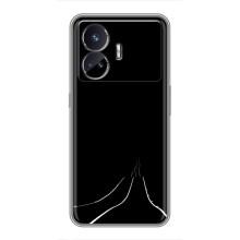 Чехол с картинками на черном фоне для Realme GT5 – Дорога