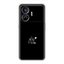 Чехол с картинками на черном фоне для Realme GT5 – Книжки