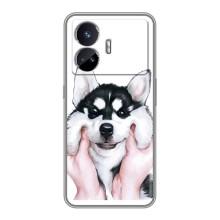 Бампер для Realme GT5 с картинкой "Песики" – Собака Хаски
