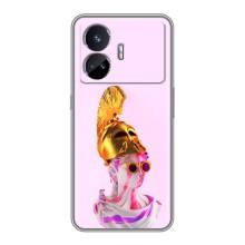 Чехол с Прикольным принтом на Realme GT5 – АРТ Статуя
