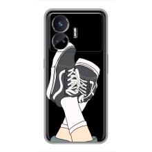 Чехол с Прикольным принтом на Realme GT5 – Кеды