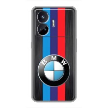 Чехол для РеалМи ДжиТи 5 - с принтом БМВ (AlphaPrint) (Лого BMW)