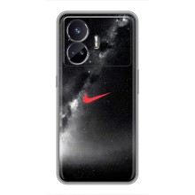 Чехол для Realme GT5 - с принтом Найк (AlphaPrint) (Найк красный)