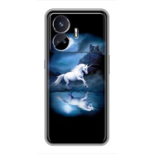 Чехол для РеалМи ДжиТи 5 - (Единорожки - Новинки) (AlphaPrint) (Единорог)