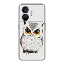 Чехол с птицами на Realme GT5 (VPrint) (Милая Сова)