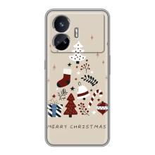 Чохол Санта Клаус для Realme GT5 – Merry Christmas