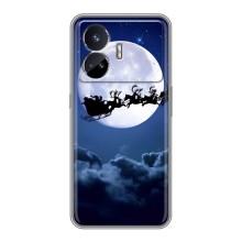 Чохол Санта Клаус для Realme GT5 – Санта - місяць