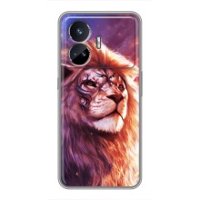Чехол со Львом для Realme GT5 (VPrint) (Красочный Лев)