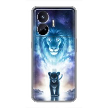 Чехол со Львом для Realme GT5 (VPrint) (Маленький лев)