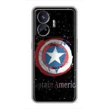 Чехол с Щитом Капитана Америки на Realme GT5 – Щит Капитана