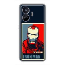 Чохол Супергерой Залізна Людина на Realme GT5 – Art Iron man