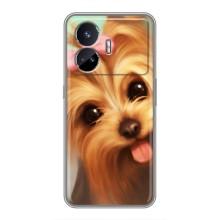 Чехол (ТПУ) Милые собачки для Realme GT5 – Йоршенский терьер