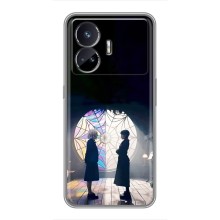 Чехлы Венсдей на Realme GT5 Уэнсдей (AlphaPrint) (Уэнздей и Инид)