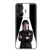 Чехлы Венсдей на Realme GT5 Уэнсдей (AlphaPrint) (W-Wednesday)