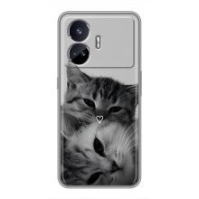 Чохол з малюнком кіт на Realme GT5 (Пара котів)
