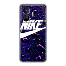 Чехол с логотипом Найк на Realme GT5 – Найк на фиолетовом