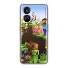 Чохли для Realme GT5 (Персонажі МайнКрафт) (Майн-крафт)