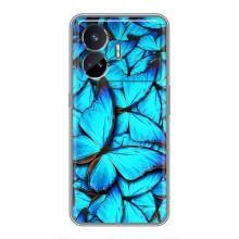 Силиконовый бампер с картинкой животных для Realme GT5 (Крылья бабочек)