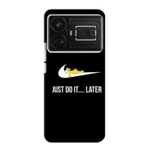 Силиконовый Чехол на Realme GT5 с картинкой Nike (Later)