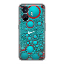 Силиконовый Чехол на Realme GT5 с картинкой Nike (Найк зеленый)