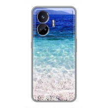 Силиконовый чехол с КАРТИНКАМИ лето для Realme GT5 (AlphaPrint) (Море)