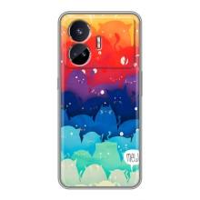 Силиконовый чехол с котиком для Realme GT5 – Mew