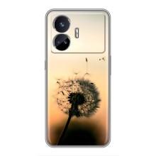 Силиконовый Чехол с одуванчиками на Realme GT5 – Роздумаханый одуванчик