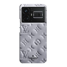 Текстурный Чехол Louis Vuitton для Реалми ГТ2 (Белый ЛВ)