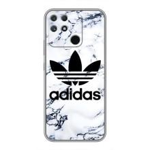 Чехлы Адидас для Realme NARZO 30A (AlphaPrint) – Адидас на мраморе