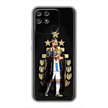 Чехлы для Realme NARZO 30A (Leo чемпион) (AlphaPrint) (Месси Король)
