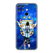 Чехлы для Realme NARZO 30A (Leo чемпион) (AlphaPrint) (Месси сборная)