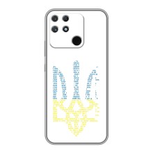 Чохли для Realme NARZO 30A Укр. Символіка (AlphaPrint) (Герб з букв)