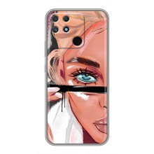 Чехол с печатью для Realme NARZO 30A - (Мода) (AlphaPrint) – Макияж