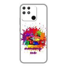 Чехол Амонг Ас для Realme NARZO 30A (AlphaPrint) (Яркий АмонгАс)