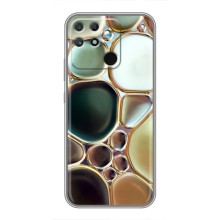 Мраморний чехол на Realme NARZO 30A (VPrint) (Радужний Мрамор)