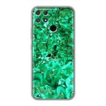 Мраморний чехол на Realme NARZO 30A (VPrint) (Салатовий Мрамор)