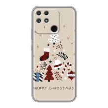 Різдвяні Чохли для Realme NARZO 30A (VPrint) (Merry Christmas)