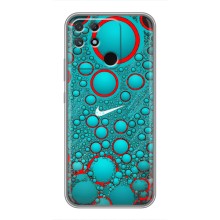 Силиконовый Чехол на Realme NARZO 30A с картинкой Nike (Найк зеленый)