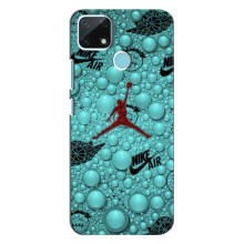 Силиконовый Чехол Nike Air Jordan на Реалми Нарзо 30а – Джордан Найк