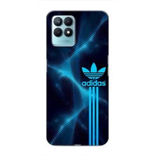Чохли Адидас для Realme NARZO 50 (AlphaPrint) (Синій Адідас)