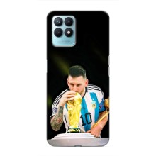 Чехлы для Realme NARZO 50 (Leo чемпион) (AlphaPrint) (Кубок Месси)