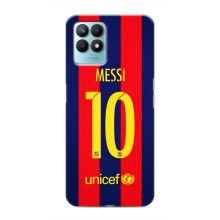 Чехлы Месси для Realme NARZO 50 (AlphaPrint) (Messi Barca 10)